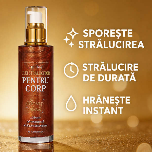 Ulei hidratant cu efect sclipitor